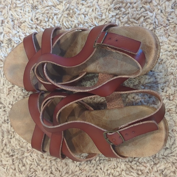 Altar'd State Shoes - Alter'd state Aubrey leather wedges